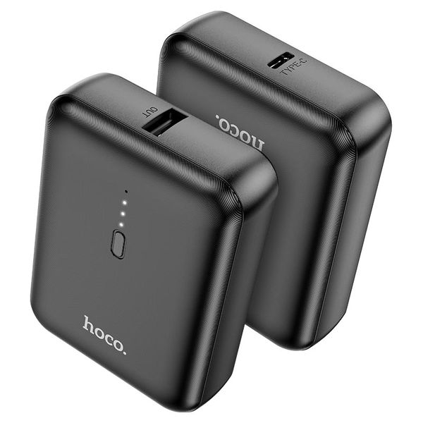 HOCO "J96 STRIDER" 5000mAh Mini Power Bank In Black