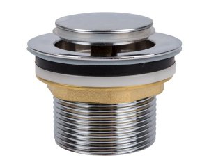 Chrome Plated Pop-Up Bath or Sink Waste - 40mm