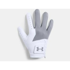 Under Armour Men's Medal Right-Hand Golf Glove - Steel/White