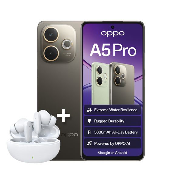 OPPO A5 Pro 256GB LTE Dual Sim - Mocha Brown + Encobuds3 Pro