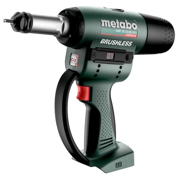 Metabo - Cordless Rivet Nut Gun - NMP 18 LTX BL M10 (601788840) - Unit Only