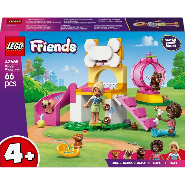 LEGO® Friends Puppy Playground Building Kit, Dog Toy for Pretend Play 42665