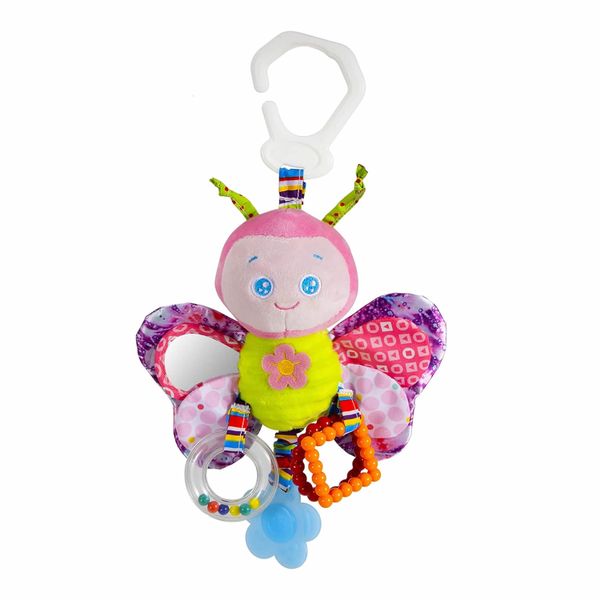 Baby Stroller Toy and Car Seat Toy for Infant with Teether Hanging Rattle