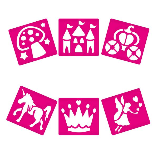 Anthony Peters Fairy-Themed Stencils: 6 Pieces