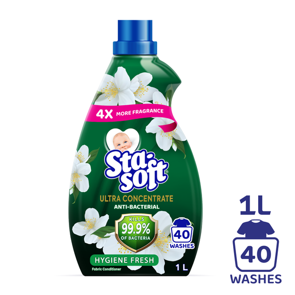 Sta-Soft Ultra Concentrate, Antibacterial, Fabric Softener - 1L