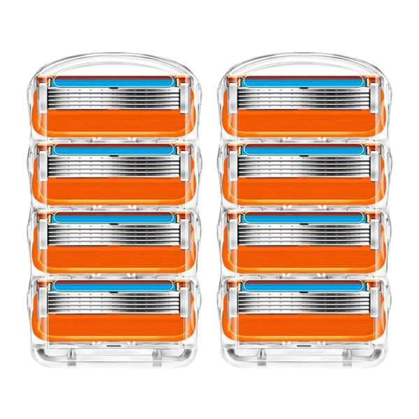 Based Gillette Fusion5 Compatible Replacement Razor Blades - 8 Pack