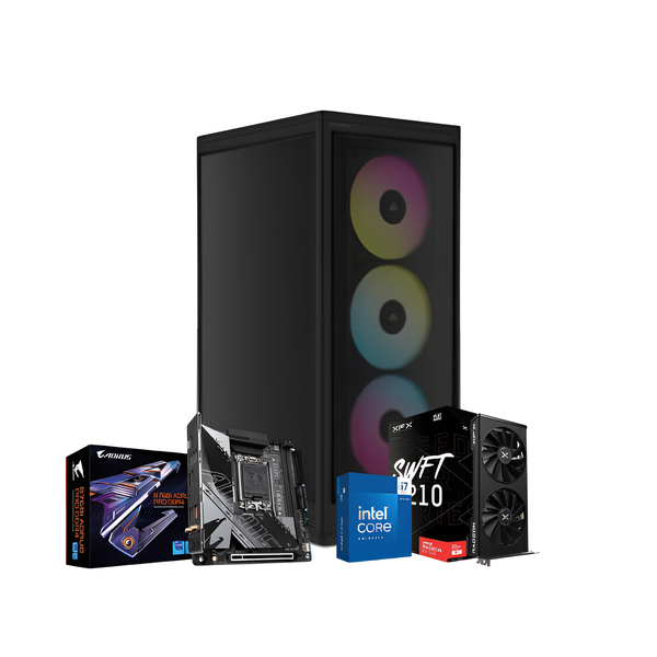 [CC PreBuilt] Liquid Cooled RX 7600 intel Core i7-14700K "BlackWell ITX
