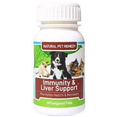 Feelgood Pets - Immunity &amp; Liver Support - 60 Veg Caps