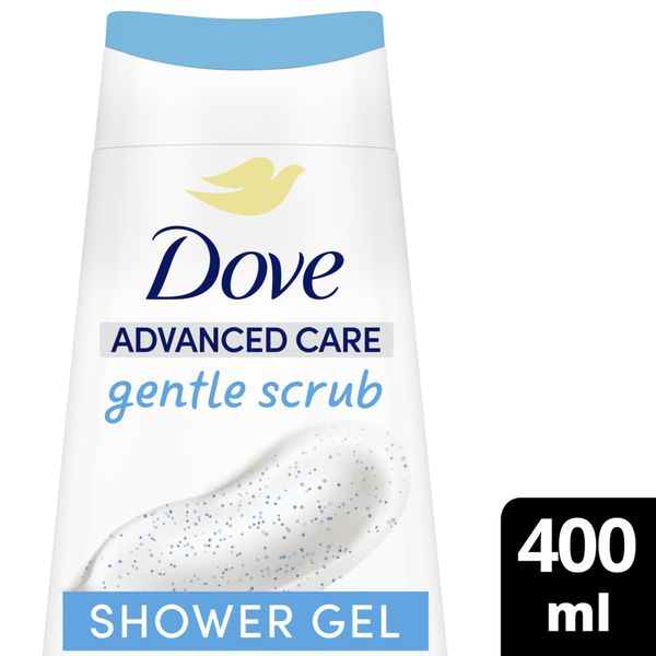 Dove Advanced Care Gentle Scrub Moisturizing BodyWash 400ml