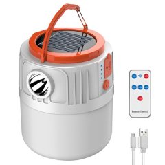 IPSTYLE Solar Hanging Lantern Camping Bulb Lamp Emergency Power Bank