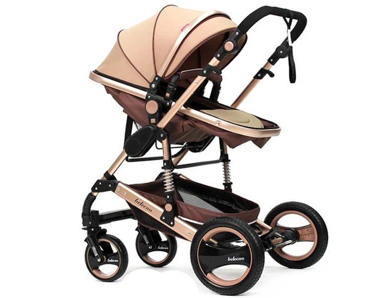Belecoo Stroller Single Tyrant Travel System - khaki