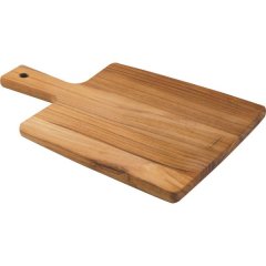 Tramontina Wood Cutting Board With Handle Teak 34cm x 23cm x 1.8cm