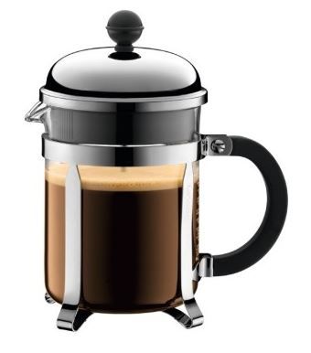 Bodum - Stainless Steel 4 Cup Chambord Coffee Maker