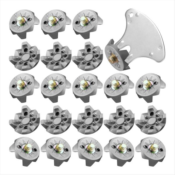 Golf Shoe Spikes Replacements Set Golf Shoe Cleats with Spanner