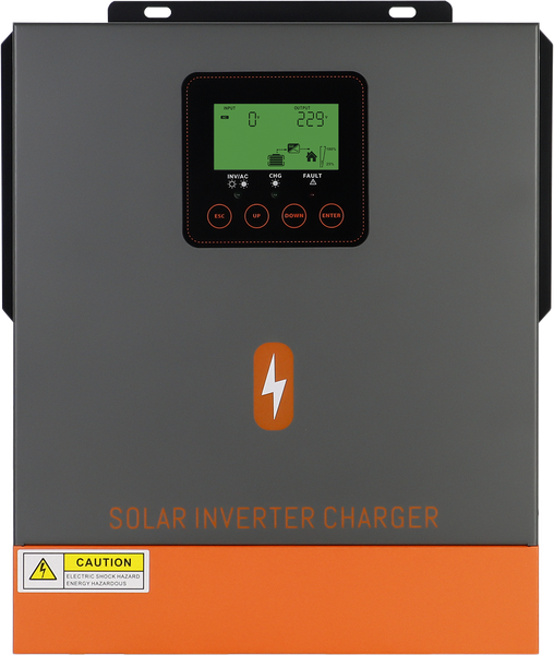 PowMr 1000w 80A MPPT Off-Grid Hybrid Solar Inverter 12vdc To AC 230v