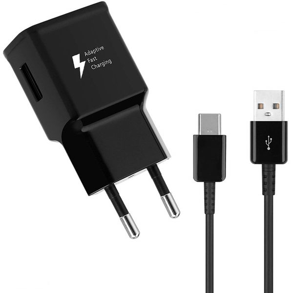 Pro Gamer Fast Charge Adaptive Fast Charger for All Samsung Phones Black