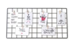 Wire Wall Grid - Black - Wall Decor