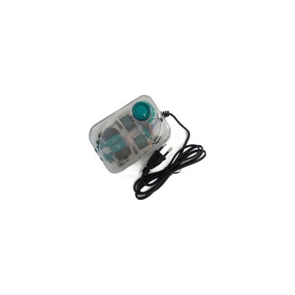 SOBO Transparent housing Silent Air Pump Power:4W OUTPUT: 2x4L/min 0.02mpa