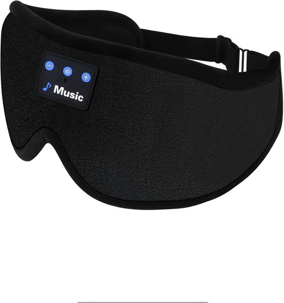 Sleep Mask with Bluetooth Headphones, Sleeping Headphones for Side Sleepers
