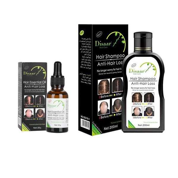 Disaar Hair Essential Oil Growth Liquid Anti-Hair Loss &amp; Shampoo Set