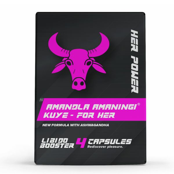 Amandla Amaningi Kuye - For Her | Libido &amp; Mood Enhancer | 4 Capsules