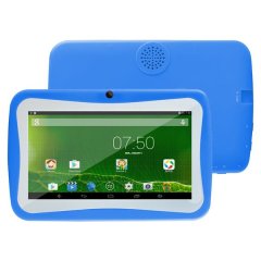 Nevenoe 7 inch Android Tablet for Kids with Silicone Case - Blue