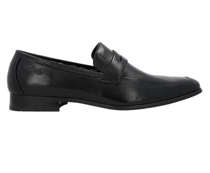 Gino Paoli Gianni Black Slip On Formal Shoes