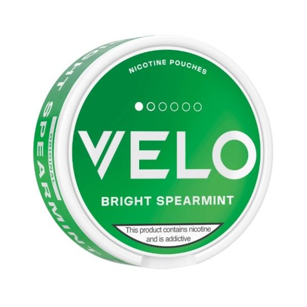 Velo Mini Nicotine Pouches - Bright Spearmint 4mg - 1 pack (15 Pouches)