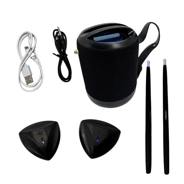 2pcs Electronic Drum Sticks, Left and Right Pedals and a Speaker Kit Q-GU2P