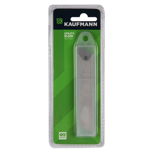 Kaufmann - Utility Knife - Snapoff Blade - Bulk Pack of 10