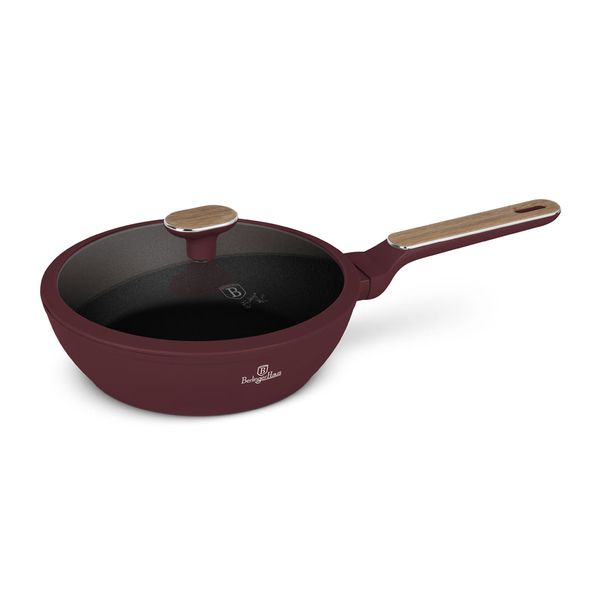 Berlinger Haus 24cm Titan Pro Non-Stick Deep Frypan + Lid - Leonardo Nordic
