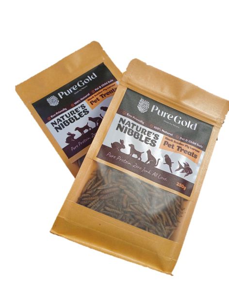 PureGold Dried Black Solider Fly Larvae