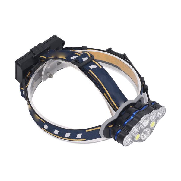 Headlamp Rechargeable Super Bright, IPX4 Waterproof 8 LED Headlight