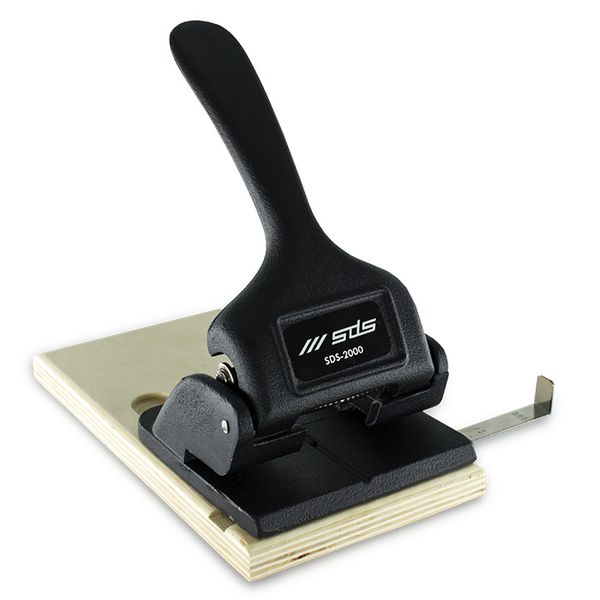SDS Heavy Duty Wooden Base 60 Sheet Cast Iron, 2 Hole punch
