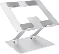 Amazon Basics Sturdy and Portable Ergonomic Laptop Stand for Desk, Height