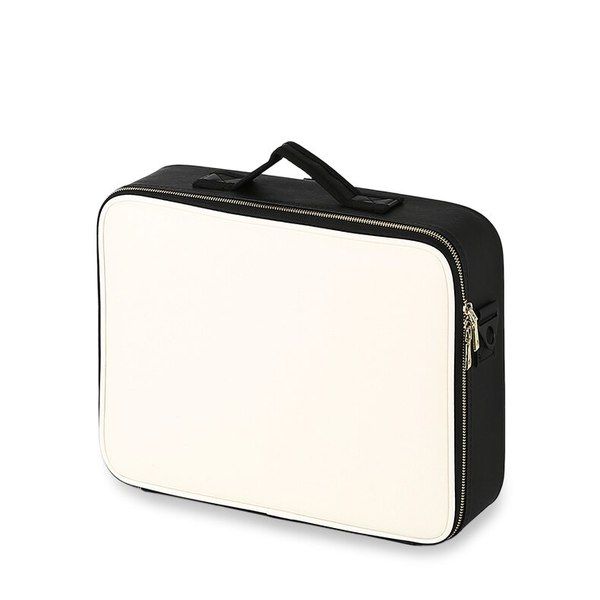 Portable Travel Makeup Storage Bag Organizer Bag - White