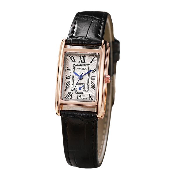 Women's Casual Leather Strap Quartz Watch