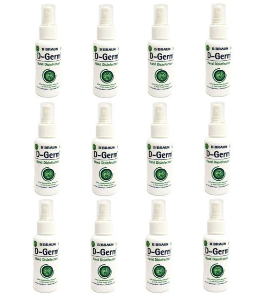 D-Germ Hand Disinfectant 100ml spray - Combo x 12