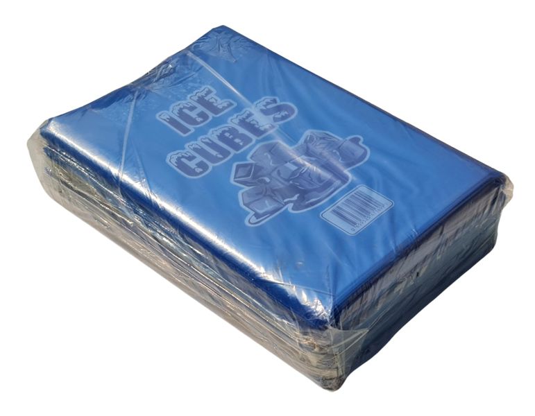 Blue Tinted Ice Bag 250mm x 400mm 60micron (100) pce