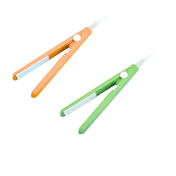 Mini Travel Straightener-Orange and Green (2 Pack)
