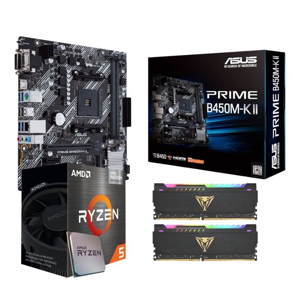AMD RYZEN 5 5600GT 16GB DDR4 B450M-K II Upgrade Kit