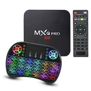 Android Tv Box - PLUS RGB Mini Keyboard. Batteries Included.
