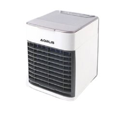 Aorlis 3 In 1 Mini Humidifier Air Cooling Water Tank Fan w/ LED Light
