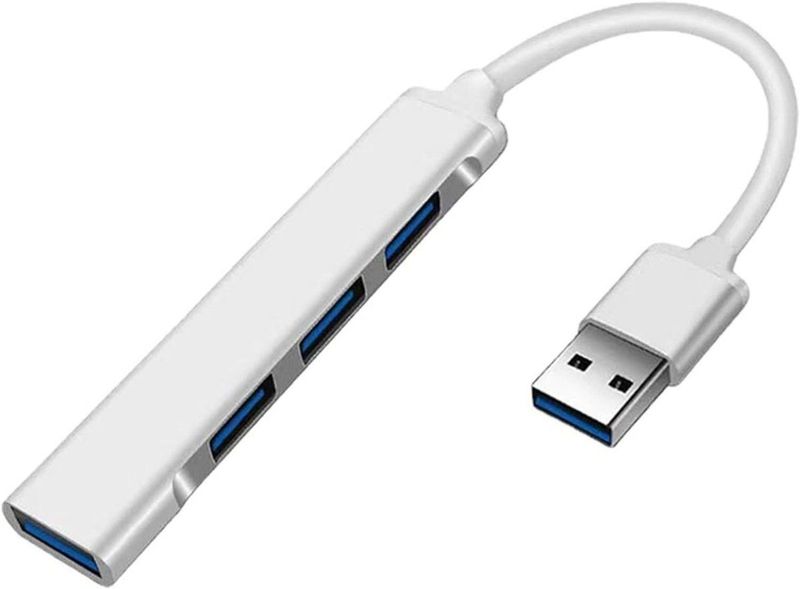 4-In-1 USB 3.0 Data Expansion High-Speed Multiport Hub Ultra-Slim