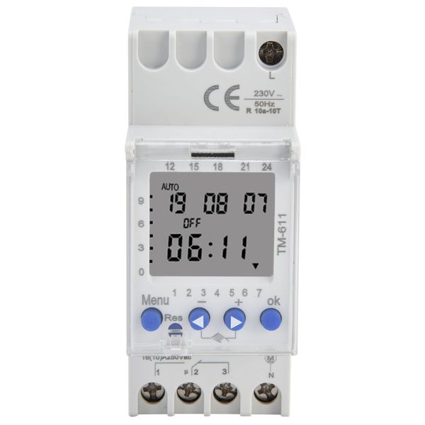 Rail Timer Switch AC220V 1-Output TM611-2