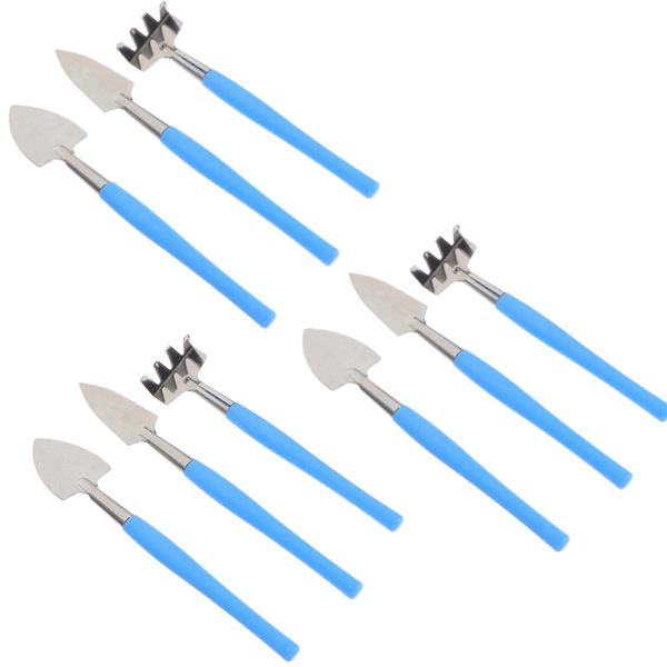Garden Multi-Functional 9PCS Shovel Set Soil Loosening Tools 9 Piece