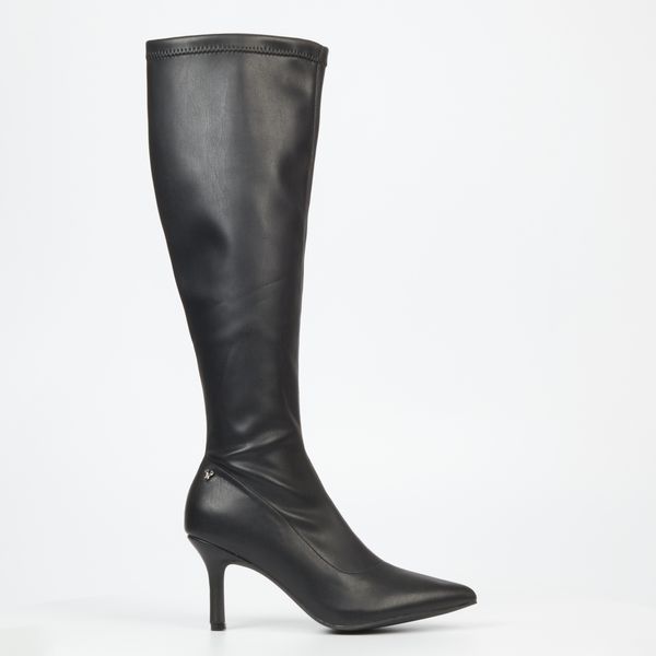 Butterfly Feet Lively 7 Women Faux Leather Long Boots - Black