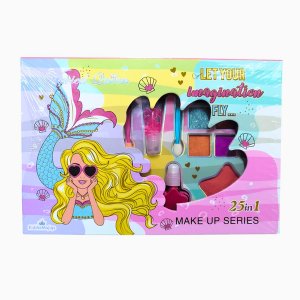 Mermaid Kids Makeup Set - Washable Girls Play Makeup | Pretend Play