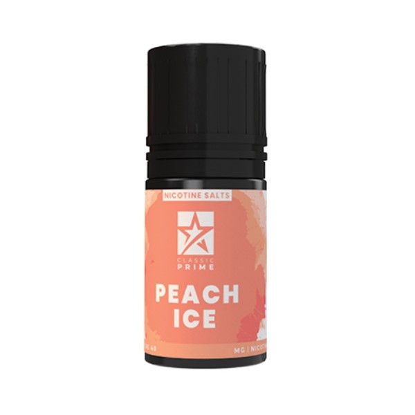 30ml Prime Classic Salts Vape Juice - Peach Ice - 35mg