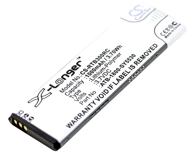 RTI T1;T2+;T2B;T2Cs;T2i;T2X;T3;T3X replacement battery